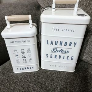 NWT BETTER HOMES & GARDENS LARGE/SMALL CANISTER SE